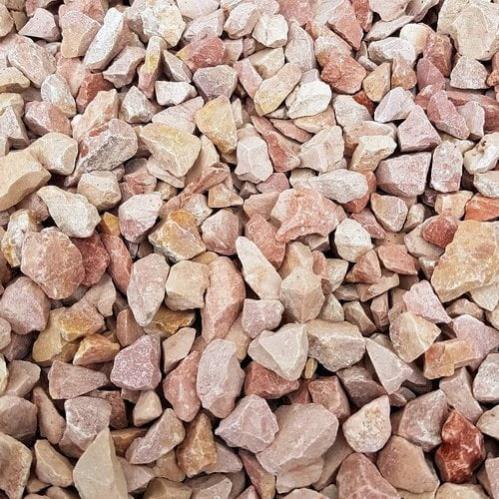 sac de +/- 600 kg = 15M² Gravier rose 8/14