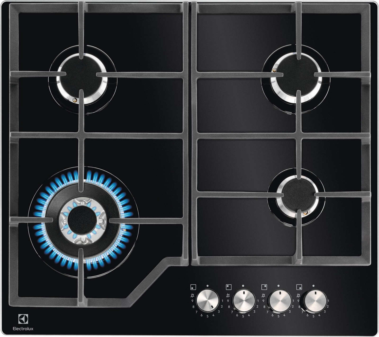 Plaque-gaz-dessus-verre ELECTROLUX - KGG64362K