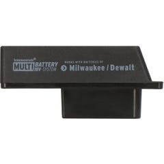 Adaptateur milwaukee / dewalt pour les projecteurs de construction à LED multi-batteries 1