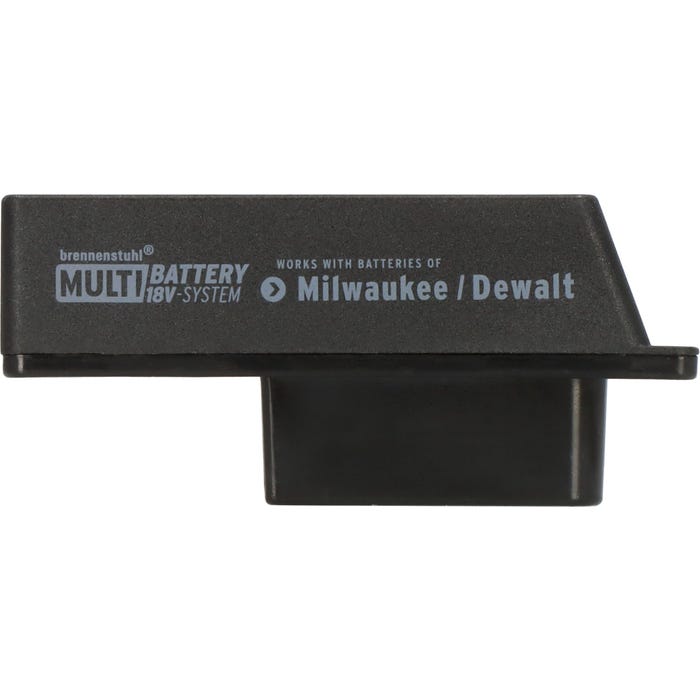 Adaptateur milwaukee / dewalt pour les projecteurs de construction à LED multi-batteries 1