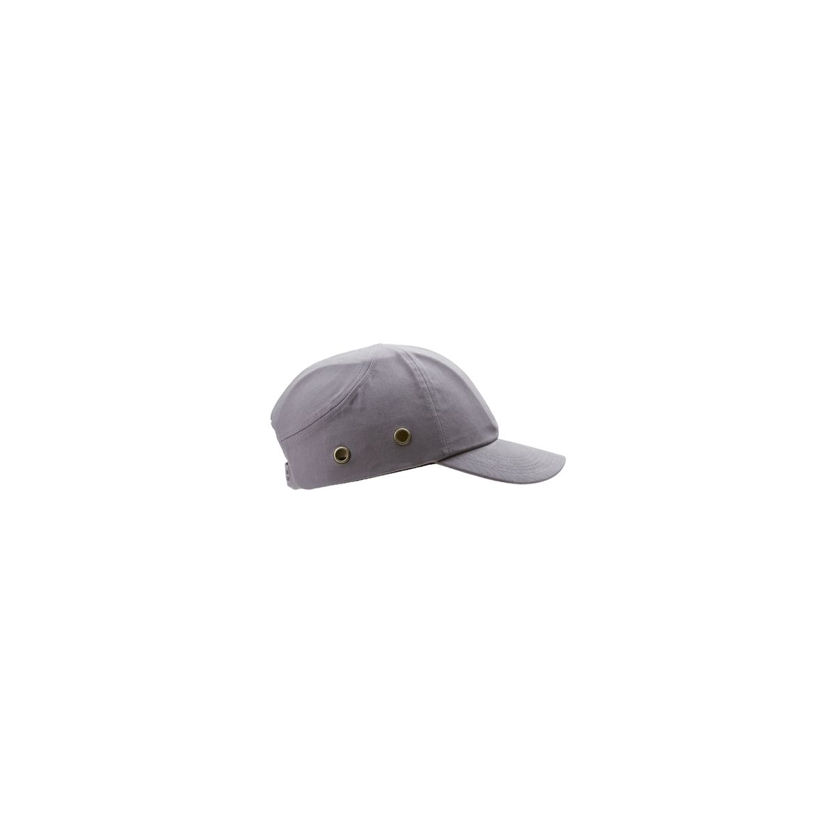 Lot de 10 casquettes anti-HEURT COTON GRIS VISIERE LONGUE 7CM - COVERGUARD