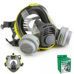 Masque respiratoire PANAREA TWIN en silicone Bi-Cartouches bayonnette Classe 3 - COVERGUARD