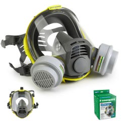 Masque respiratoire PANAREA TWIN en silicone Bi-Cartouches bayonnette Classe 3 - COVERGUARD 2