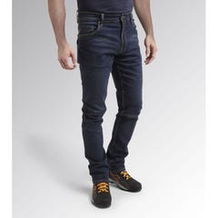 Pantalon de travail en jean STONE 5 PKT DIRTY WASHING noir délavé T36/38 (US28) - DIADORA SPA - 702.170750 0