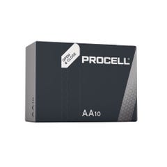 Pile alkaline procell duracell aa - lr06 1,5v (boite 10 unit) ø14,5x50,5mm
