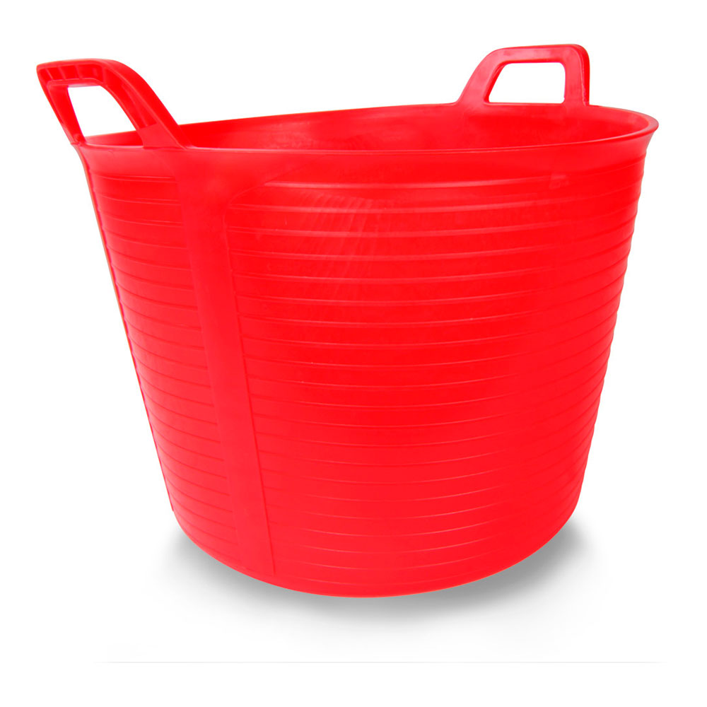 Seau en plastique 40L - Seau en plastique ROUGE