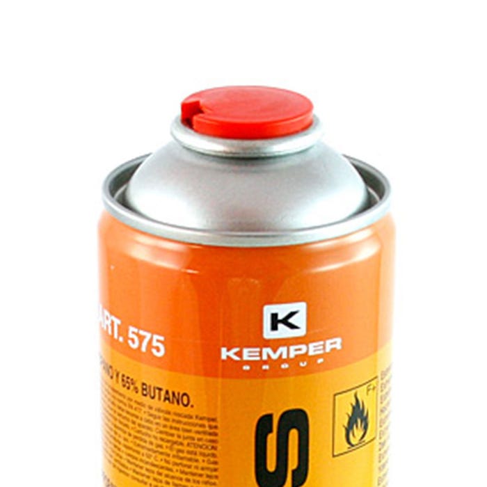 Cartouches gaz 330g Pack de 12 Bouteilles Butane propane 600ml Kemper Bonbonne gaz universelle valve 7/16 2