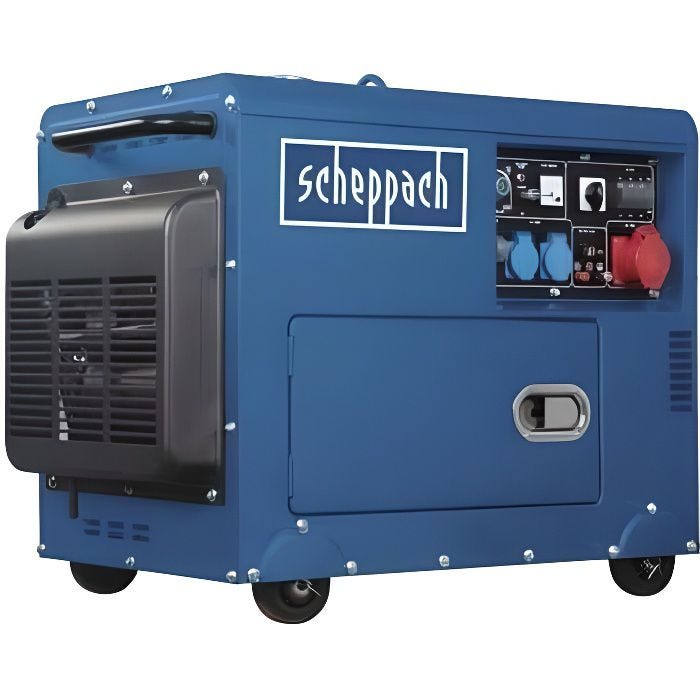 Groupe electrogene diesel SCHEPPACH 16L - 5000 W - 7,7 PS - SG5200D 2