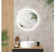 Miroir salle de bain rond avec eclairage LED - Diamètre 60cm - GO LED