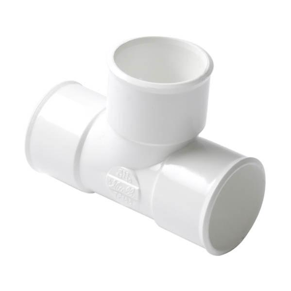 NICOLL Té pied de biche ff 87°30 Ø32 blanc