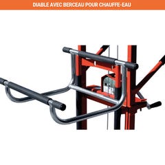 Diable plateau porte bobine - Roues caoutchouc - Charge max 150kg - 300187-PB 4