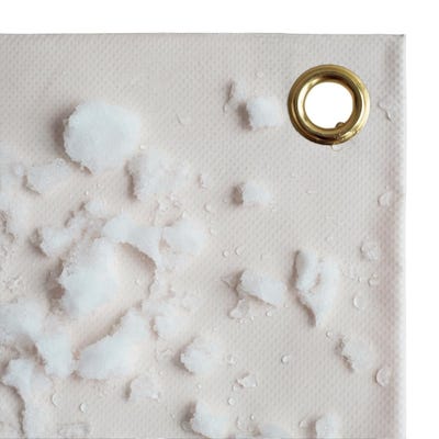 Bâche de Protection 3x3 m Blanc Crème - Qualité 8 ans TECPLAST