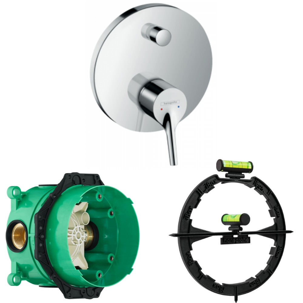 Robinet encastrée bain douche HANSGROHE Talis S, avec corps encastré et outil de montage