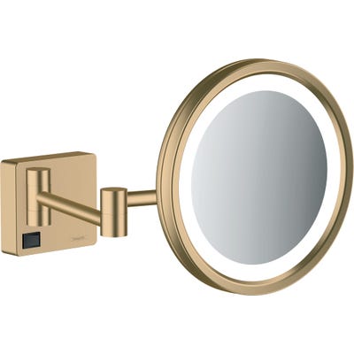 HANSGROHE Miroir de rasage avec éclairage LED bronze brossé AddStoris 0