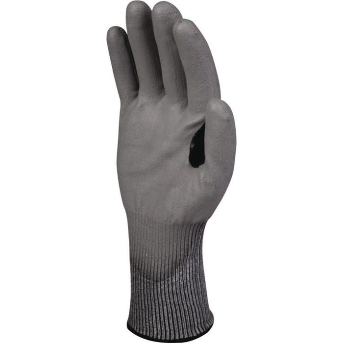 Gant anti-coupure tricot Softnocut - gris - paume enduite PU - La paire T10 1