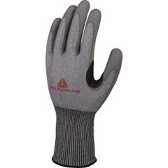 Gant anti-coupure tricot Softnocut - gris - paume enduite PU - La paire T10
