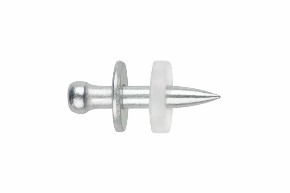 Clou pour Cloueur à poudre pour pistolet FP12 Standards avec rondelle double métallique + plastique 12 mm 3,8 x 47 - Boite de 100