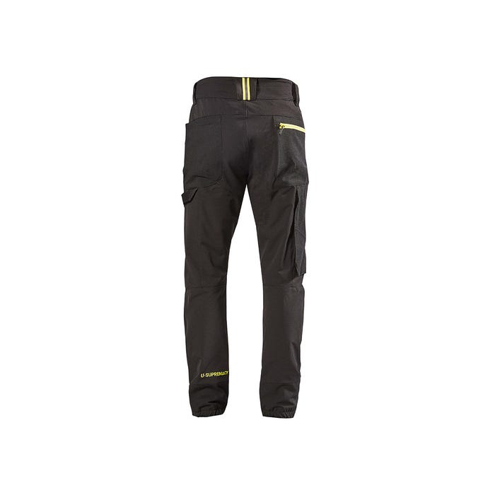 Pantalon de travail HORIZON Black Carbon | FU267BC - Upower 3