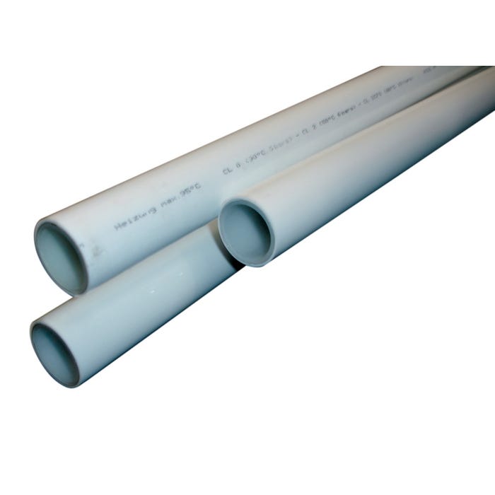 tube multicouche - uponer uni pipe - 16 x 2 - blanc - pré-fourreauté - bleu - couronne de 75m - uponor 1013675 0