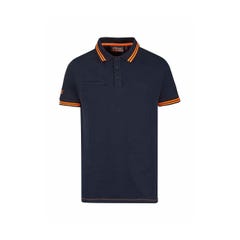 Polo manches courtes WAY Deep Blue | EY264DB - Upower 1