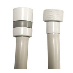 Flexible lisse antitorsion F / F 1/2“ 1,5 m Blanc