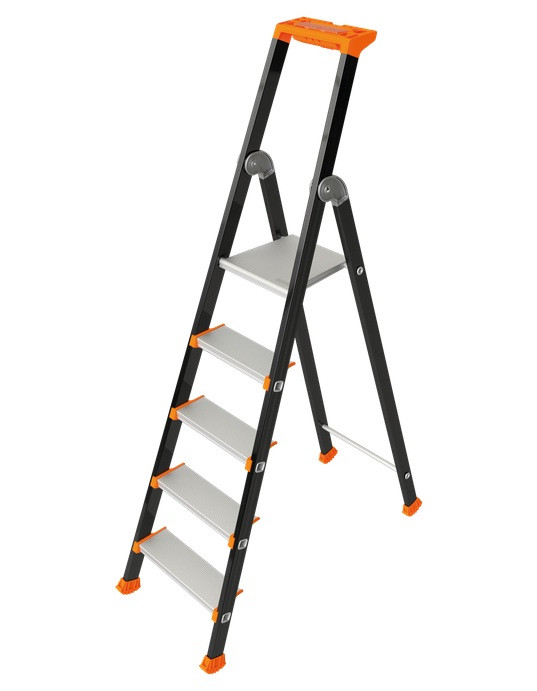 Tubesca - Marchepied extra confort en Alu peint 5 marches Hauteur accès 3,12 m max. - KOLOS Tubesca Comabi