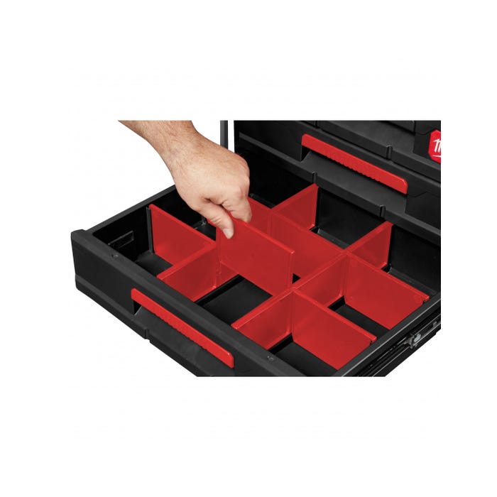 Coffret 3 tiroirs PACKOUT™ DRAWER TOOL BOX - MILWAUKEE 4932472130 4