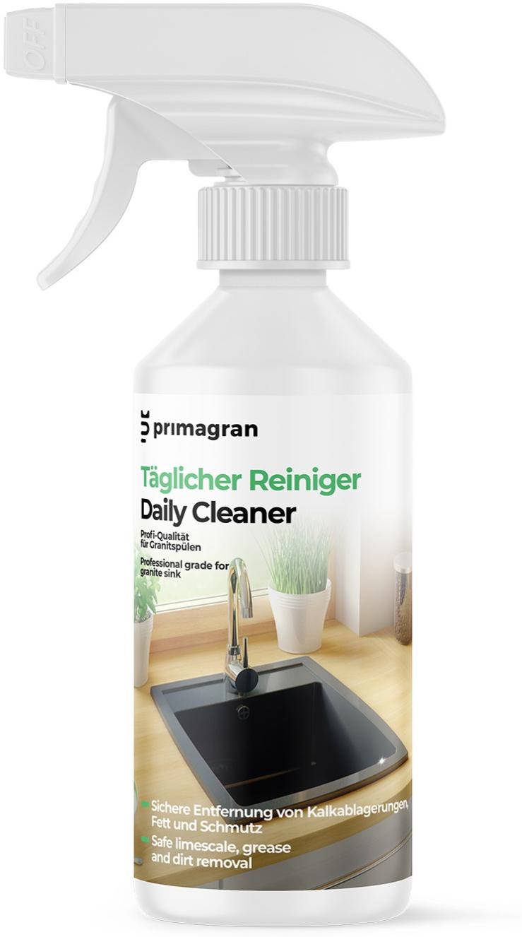 Produit d'Entretien Quotidien 250ml, Nettoyant pour Eviers en Granit, Produits d'Entretien avec Arroseurs Pratiques pour la Cuisine, Primagran