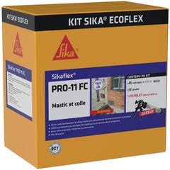 Kit SIKAFLEX PRO 11 FC ECOFLEX 35 poches recharges blanc + 1 pistolet - SIKA - 665536