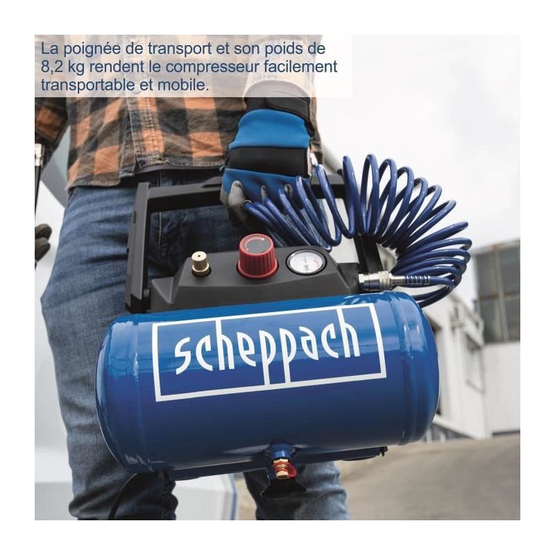 Compresseur de 6L - HC06 - Scheppach 2