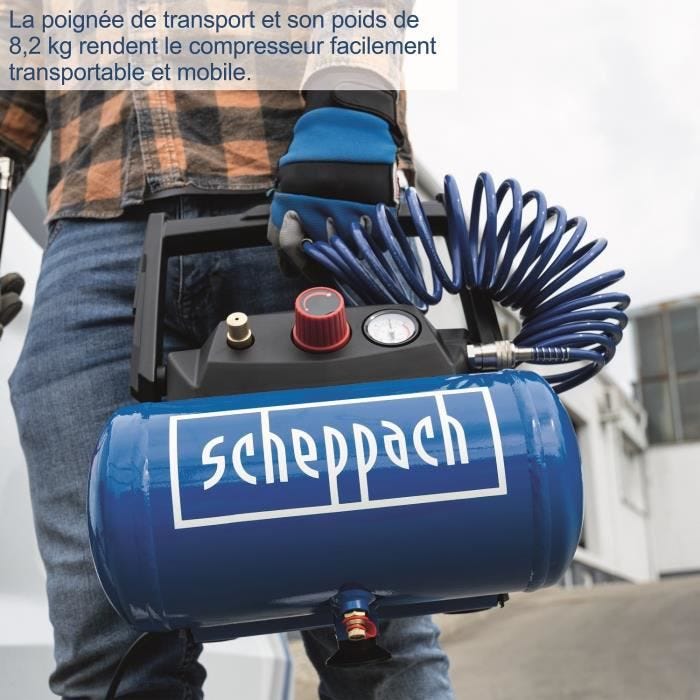 Compresseur de 6L - HC06 - Scheppach 7