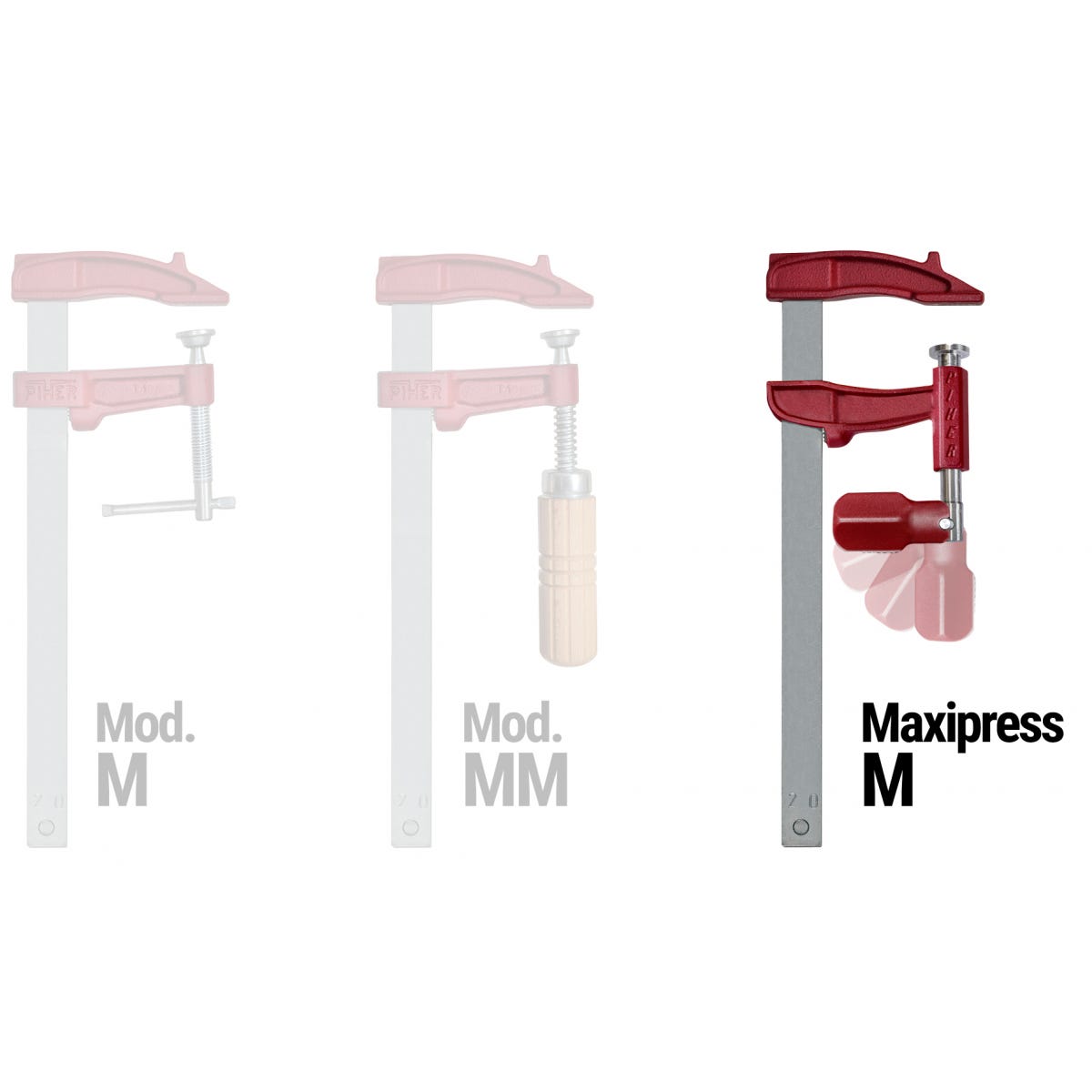 Serre-joint Maxipress modèle M Capacité de serrage : 30 cm 3