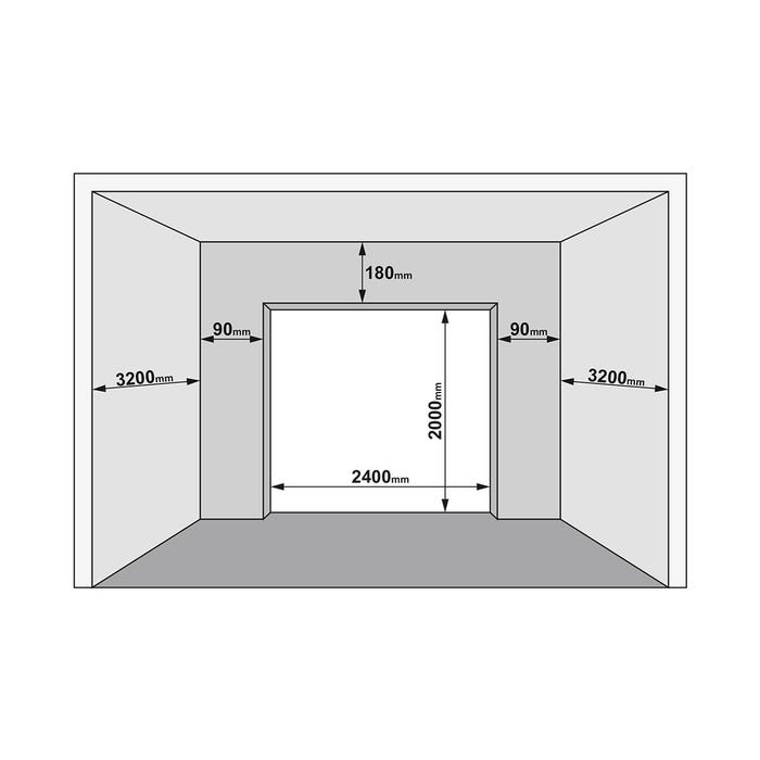 Porte de garage sectionnelle à cassette blanc avec moteur Somfy L254 x H218 cm - CAOPAS 6
