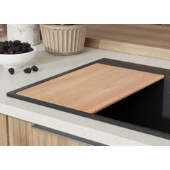 Evier Cuisine en Granit Graphite, 78 x 50 cm, Lavabo 1 bac + Robinet 8000 + Kit de Vidage, Évier à Encastrer de Primagran 8
