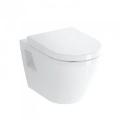 Grohe Pack WC Bâti Autoportant Rapid SL + WC Vitra Integra + Abattant en Duroplast + Plaque chrome 1