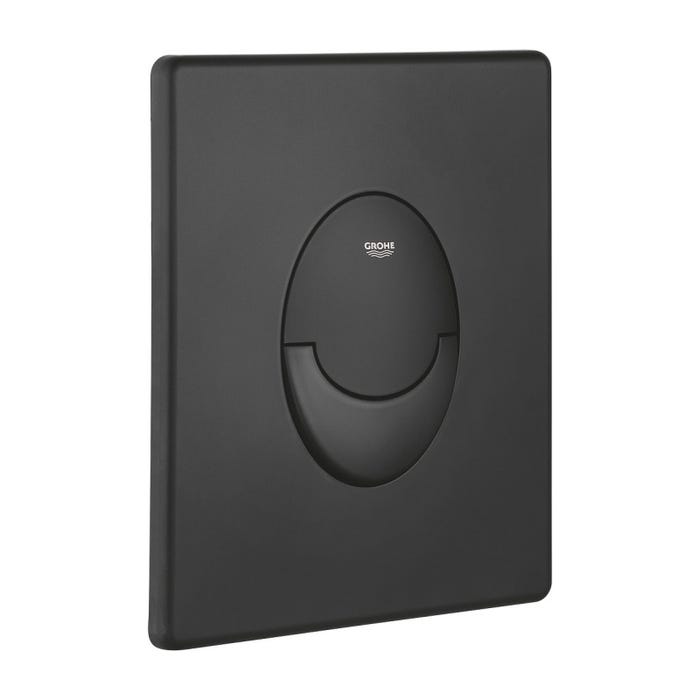 Grohe RAPID SL Project bâti support autoportant pour WC, 1.13 M + Plaque de commande double touche, noir mat (39145000) 2