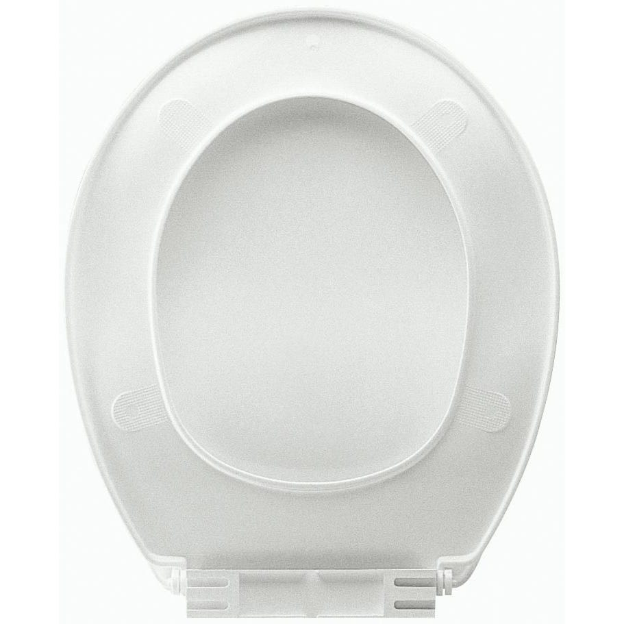 abattant wc - monaco - double - thermoplastique - blanc - siamp 48710117 2