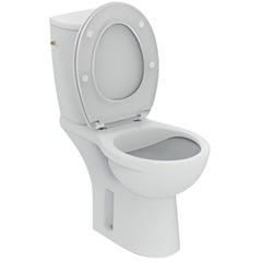 Pack WC sans bride ULYSSE sortie horizontale blanc - PORCHER - P014701