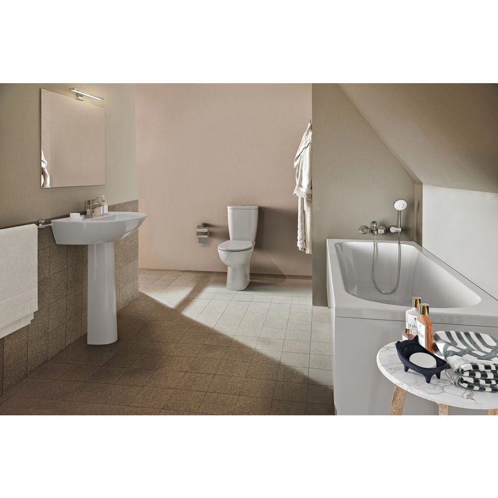 Pack WC sans bride ULYSSE sortie horizontale blanc - PORCHER - P014701 3