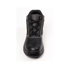 Chaussures de sécurité hautes NACRITE S1P SRC en cuir fleur de vachette noir P49 - B0911-T49 1