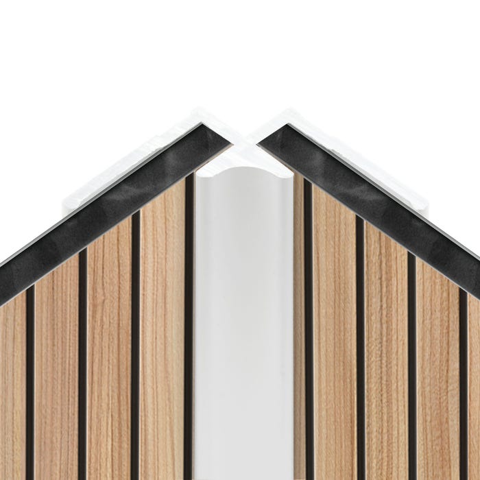 Schulte Profilé d'angle intérieur pour Panneau mural de douche, DécoDesign,  Blanc, 210 cm 1