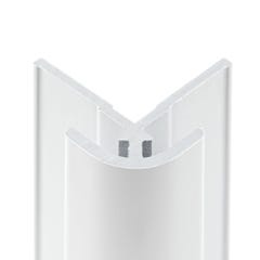 Schulte Profilé d'angle extérieur pour Panneau mural de douche, DécoDesign,  Blanc, 210 cm