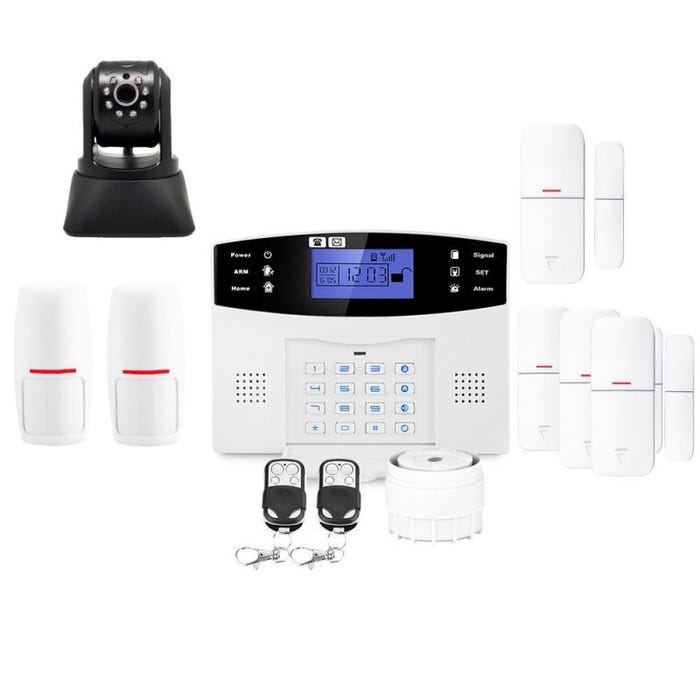 Alarme maison avec caméra ip lifebox evolution kit ip4 0