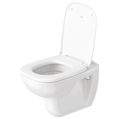 Duravit D-Code WC suspendu à fond creux 35.5x54.5cm avec abattant WC blanc 5