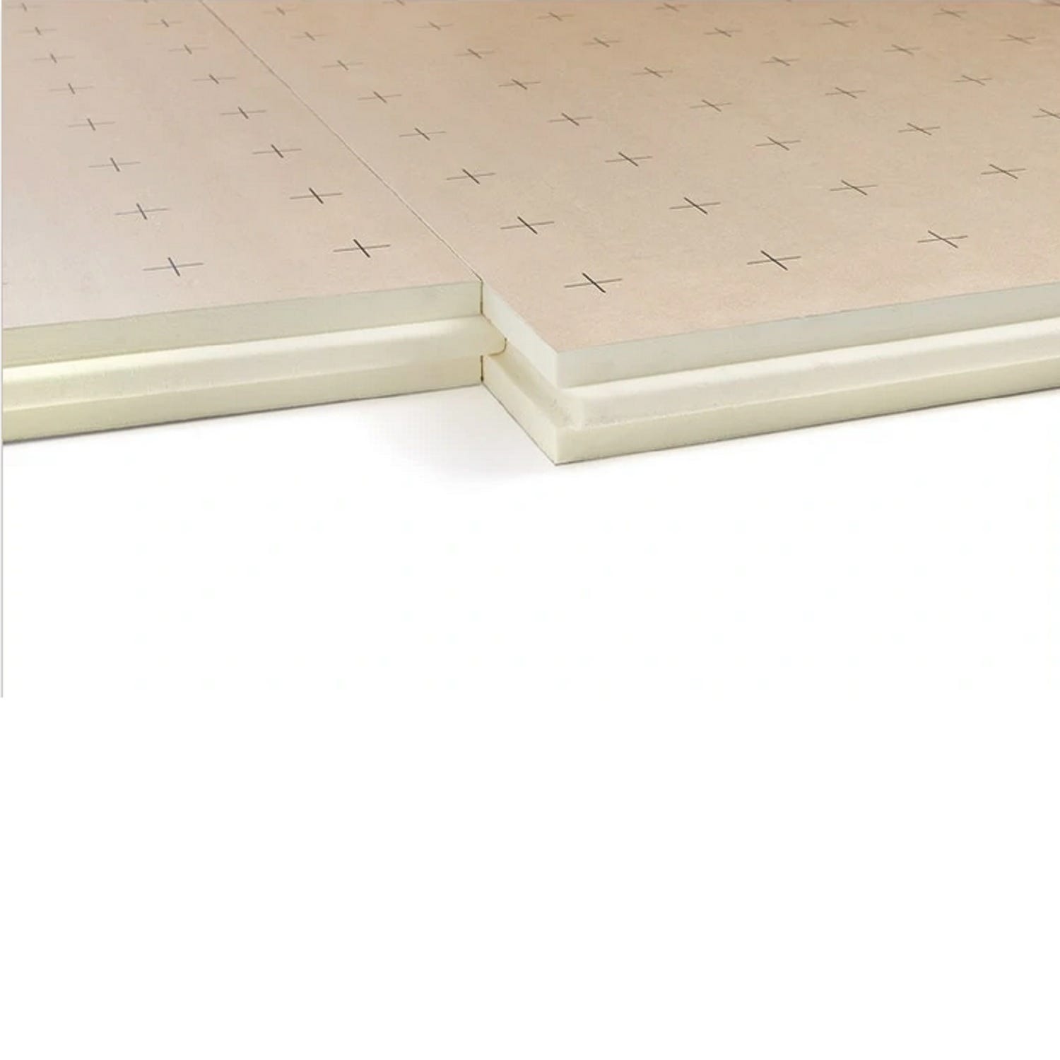 Dalle plancher chauffant épaisseur 53 millimètres R2.40 - paquet de 9 dalles - 10.8 m2 2