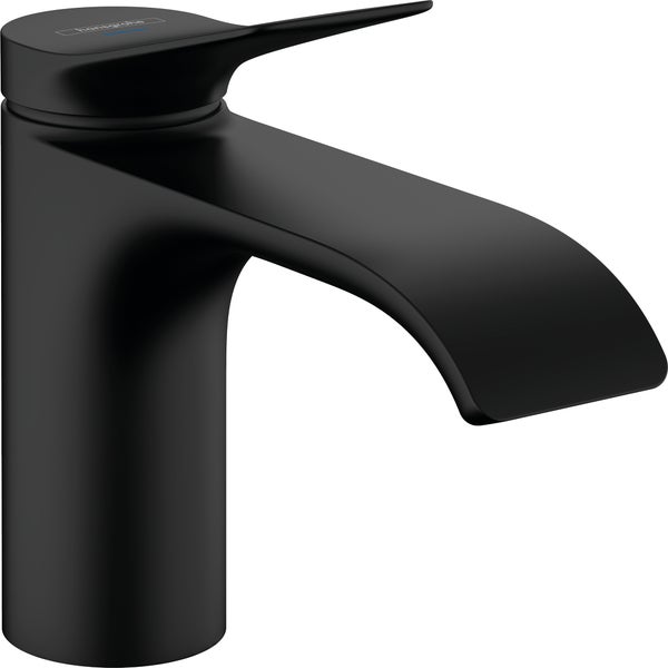 Robinet lave-mains noir mat - Mitigeur eau chaude / eau froide