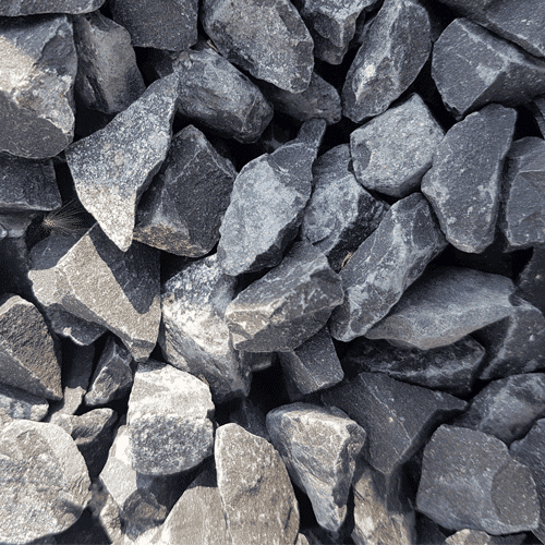 Sac de +/- 200 kg = 2,5M² Gravier gris foncé basalte 14/20 1
