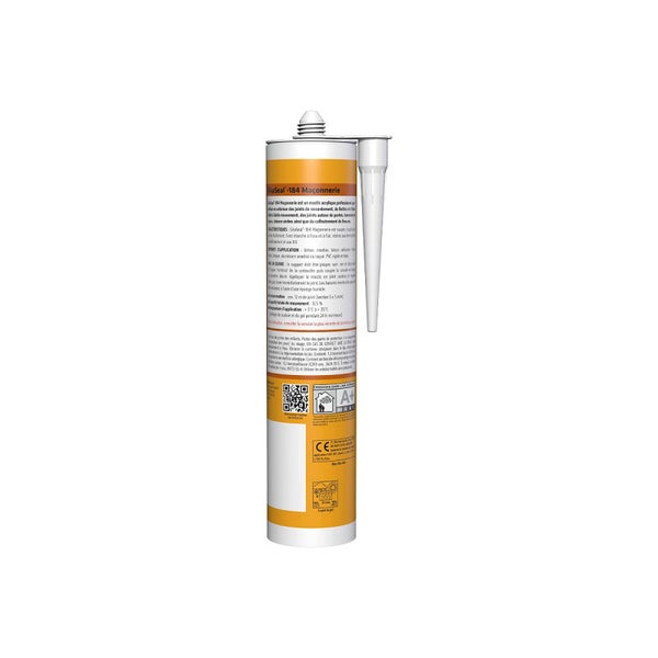 Sika - Mastic silicone seal-184 maçonnerie - gris béton - 300ml