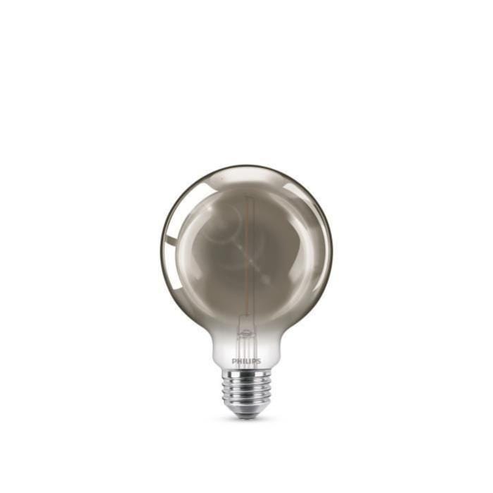 Ampoule LED E27 Philips décorative à filament - LED classic 15W G93 E27 smoky ND SRT4 1