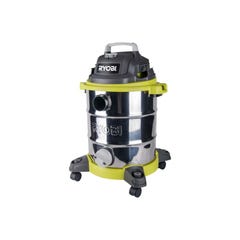 Pack RYOBI Aspirateur eau et poussière RVC-1220I-G - 1250W - 20L - Filtre de rechange lavable - RAKVACFW2030 1